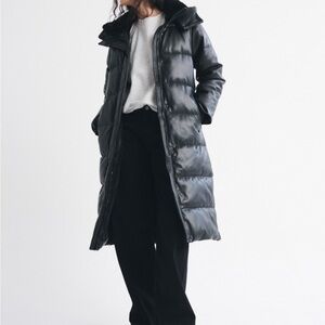Women's Black Puffer Coat